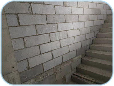 Masonry construction of the main factory building of Zhongxin Steel Project