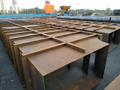 江蘇海安華新熱電擴建工程煙風道加工